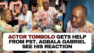 Actor Tombolo finally gets help from Pst Agbala Gabriel see his reaction [upl. by Erik]