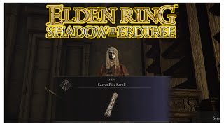 Elden Ring Secret Rite Scroll Location Easy Guide Shadow of the ErdTree DLC [upl. by Esch72]