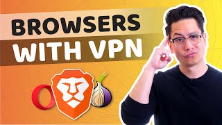 Browser with VPN  Which browser is BEST for your security [upl. by Zosema133]