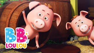 Meunier tu dors 🐷Ce Petit Cochon  Comptines à gestes pour bébé  BB LouLou  Chansons Pour Enfants [upl. by Ulick918]