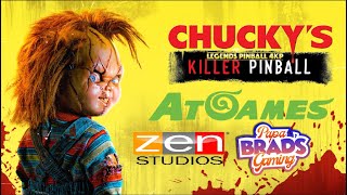 Chuckys Pinball AtGames 4K A Love Letter to Horror [upl. by Hutchins762]