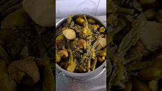 shak youtubeshorts food shorts cooking recipe viralvideo recipe chachari tasty puishak [upl. by Ado]