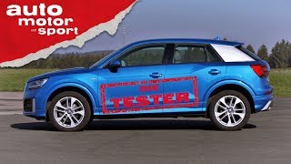 Audi Q2 20 TDI Premium in klein  Die Tester  auto motor und sport [upl. by Tereb]