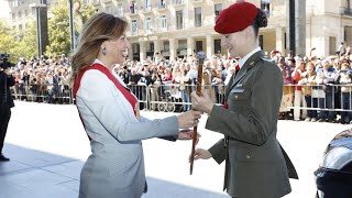 Princess Leonor Receives Royal Honor Watch Her Receive The Medal Of Aragon [upl. by Navy]