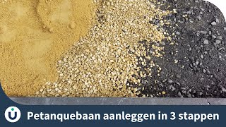 Aanleg petanquebaan  Tutorial Jatu [upl. by Modeerf]