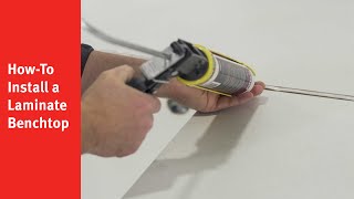 HowTo Install a Laminate Benchtop  UInstallIt Kitchens [upl. by Hniht451]