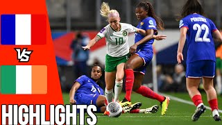 France vs Ireland  All Goals amp Highlights  Womens Euro Qualifiers  050424 [upl. by Yvonner]