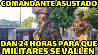 COMANDANTE NOVENA DIVISIÓN DEL EJERCITO NO RESPONDIO POR QUE PERMITIO QUE AS3SINOS ESCAPARAN [upl. by Neala]