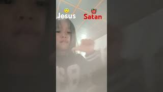 Satan 😈 or jesus😇🙏👑 [upl. by Aerdnua]