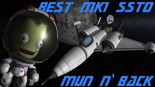 KSP Mk1 Mun n Back SSTO [upl. by Berck]