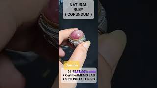 Batu RUBY Corundum Jumbo 6999 CT batu healing naturalruby [upl. by Aissatsan]