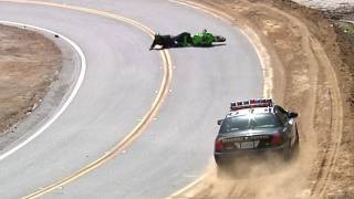 Motorcycle Crashes in Front of CHP [upl. by Franny]