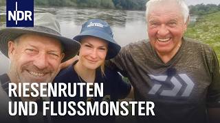 Mit Riesenruten an der Weser angeln  Rute raus der Spaß beginnt  NDR Doku [upl. by Stutman]