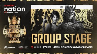 Ooredoo Nation PUBGM Contender Series 3  Group 3 [upl. by Suirauqram]