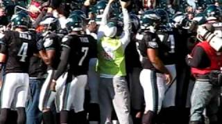 Gameday Vids Eagles Vs Redskins 112909 Tailgate Warmups Intros     and Tony Siragusa [upl. by Aidnyc]