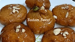 Badam Sweet  Almond Badusha  Sweets sweetrecipe badam almondrecipe sweeshomecooking [upl. by Godard]