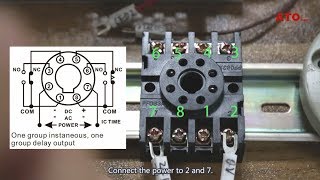 How to connect and set analog timer relay [upl. by Given]