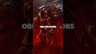 Obliterators EXPLAINED  LIVING DAEMONIC WEAPONS warhammer warhammer40k lore explained [upl. by Raleigh161]