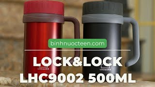 Cốc giữ nhiệt có miệng rộng dễ vệ sinh giá rẻ  LockampLock LHC9002  Basic Table Mug 500ml [upl. by Milly719]