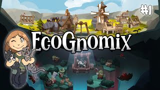 Hulyen Plays EcoGnomix  Adorable gnomish mining Ep 1 [upl. by Wons]