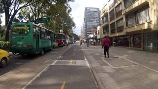 Bike to work bogota  En bicicleta al trabajo  GoPro  Dahon [upl. by Yarezed]