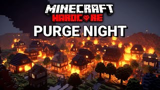 Players Simulate The Purge in Minecraft Hardcore [upl. by Ron]