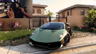 2011 Gold Plated Lamborgini Sesto Elemento  Forza Horizon 5  Steering Wheel Gameplay [upl. by Aihsinyt]