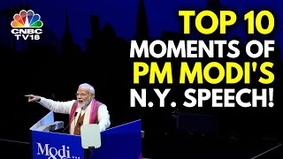 PM Narendra Modi Delivered A Historic Speech To The Indian Diaspora In The US  N18G  CNBC TV18 [upl. by Llenyar]