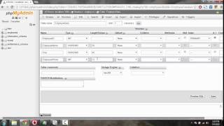 Create MySQL table with phpMyAdmin [upl. by Neelyt]