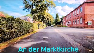 Papenburg Fahrt mit dem Rad von der Marktkirche bis zur Winkelstraße [upl. by Netsreik755]