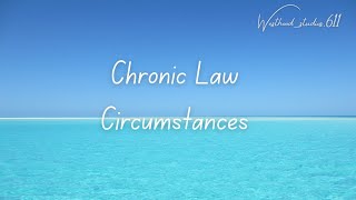 Chronic Law  Circumstances Lyrics Video [upl. by Ahsead]