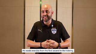 Bengaluru FC Head Coach Gerard Zaragoza Speaks Before Clash Against East Bengal ISL [upl. by Ltihcox]