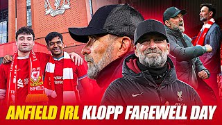 Anfield IRL Scenes Klopps Farewell [upl. by Eittam]