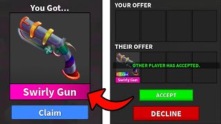 How To Get A FREE CHROMA SWIRLY GUN MM2 [upl. by Hunley803]