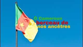 Cameroon National Anthem “Ô Cameroun berceau de nos ancêtres” Lyrics USE 1080p French Version [upl. by Pryce]