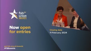 FSB Celebrating Small Business Awards 2024  Enter Now [upl. by Ahsiener]