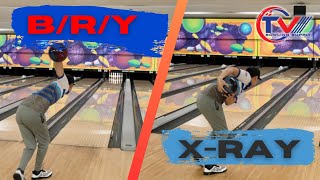 2handed vs 1handed Strike Challenge Feat Roto Grip Hustle XRay and BRY [upl. by Atikal295]