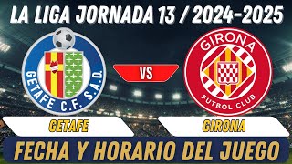 Partido De Liga Hoy Getafe vs Girona [upl. by Latoyia]