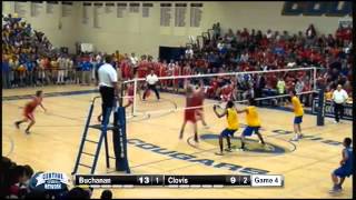 2013 CIF Central Boys Volleyball Championship  Clovis vs Buchanan [upl. by Deerc]