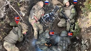 Horrible Ukrainian FPV drones wipes out elite North Korea soldiers in surprise attack in Russia [upl. by Elisa]