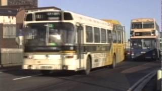 BIRMINGHAM BUSES JAN 1991 [upl. by Ahgem]