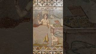 Aphrodite with cupid  Mosaic from a Roman villa Patras 2nd century AD [upl. by Mirna]