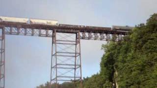 Train on the bridge at Letchworth State Park [upl. by Awram848]