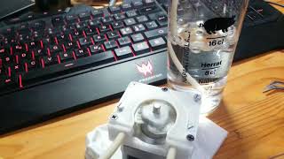 3D printed peristaltic pump Nema 17  more info [upl. by Galang]