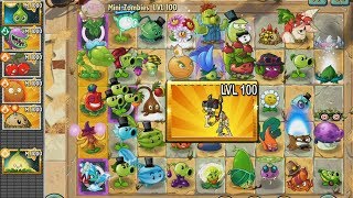 PvZ 2  Mini Anubis LVL 100 vs Todas las Plantas LVL 1000 [upl. by Ragde]