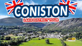 CONISTON  Full tour of the Lake District village of Consiston England [upl. by Nnylrefinnej]