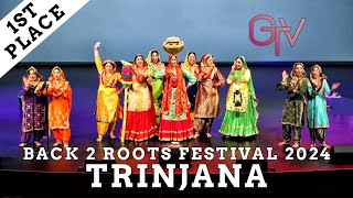 Trinjana  First Place Music Giddha Category at Back 2 Roots Festival 2024 [upl. by Sharpe]