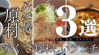 原村ランチ探訪！地元で愛される美味しくてお値打ち最強のレストラン3選 [upl. by Avot]