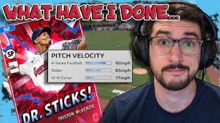 I Pitched a Hall of Fame Ranked Game with Triston McKenzie [upl. by Nepsa]