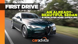 2021 Alfa Romeo Giulia Veloce First Drive Review  CarAdvice  Drive [upl. by Noved]